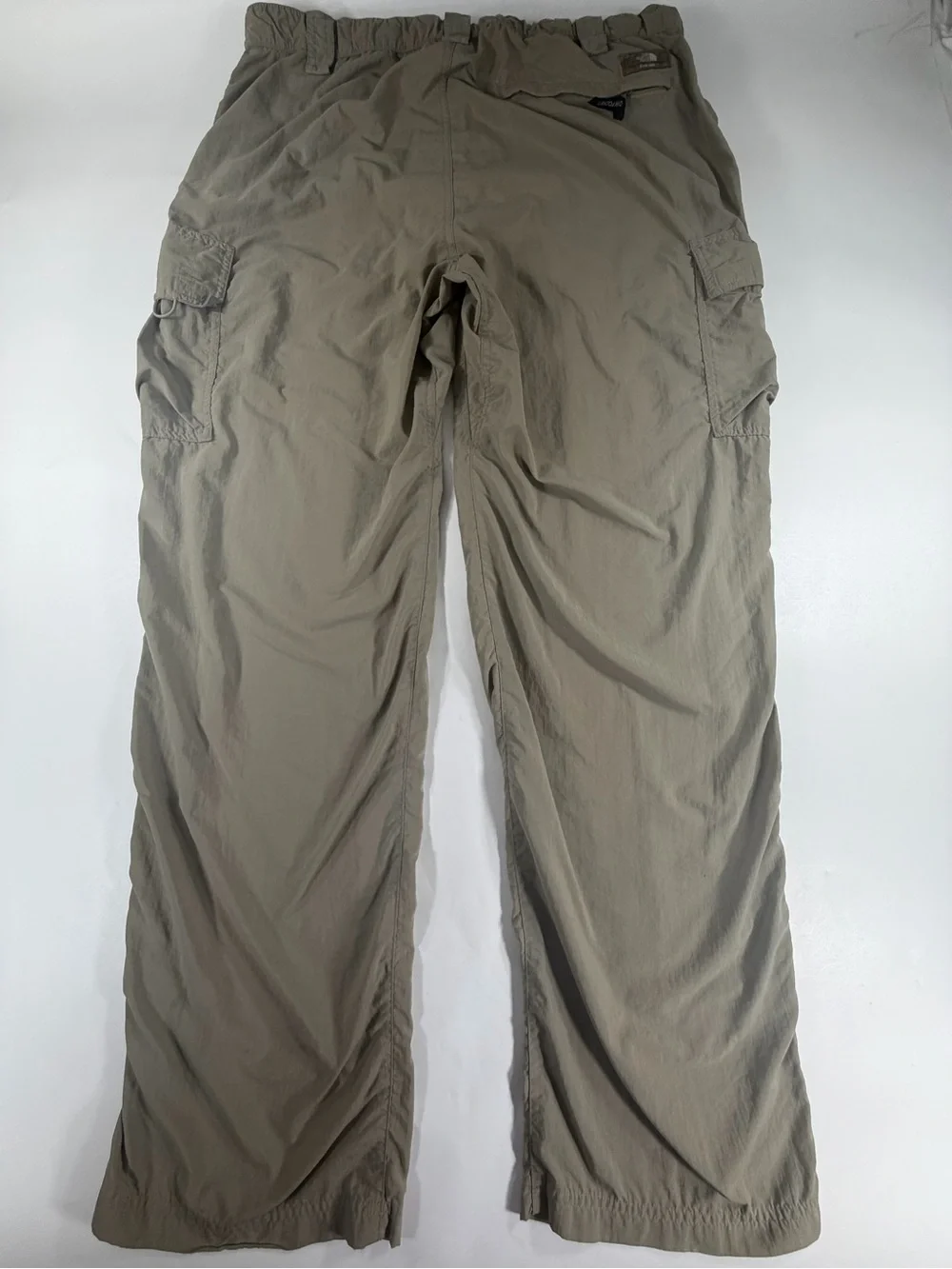 The North Face Cargo Hiking Pants Men’s Large Khaki Nylon Outdoor Travel